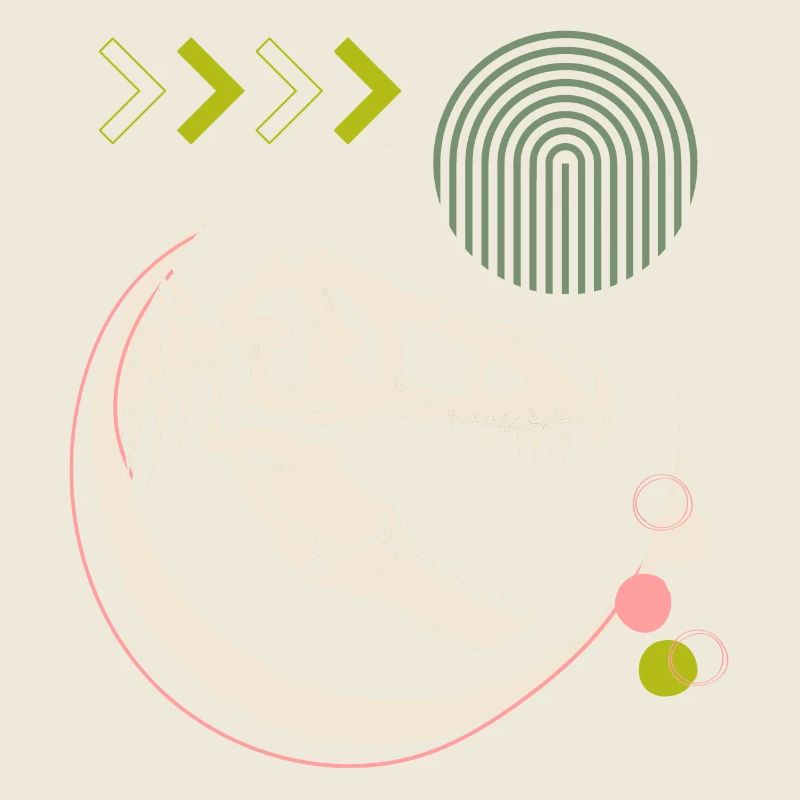 Dino 3, T-Rex, squelette, monde sauvage