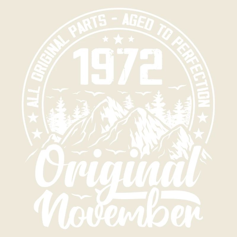 November 1972 Original 52 Year Old Birthday Gift