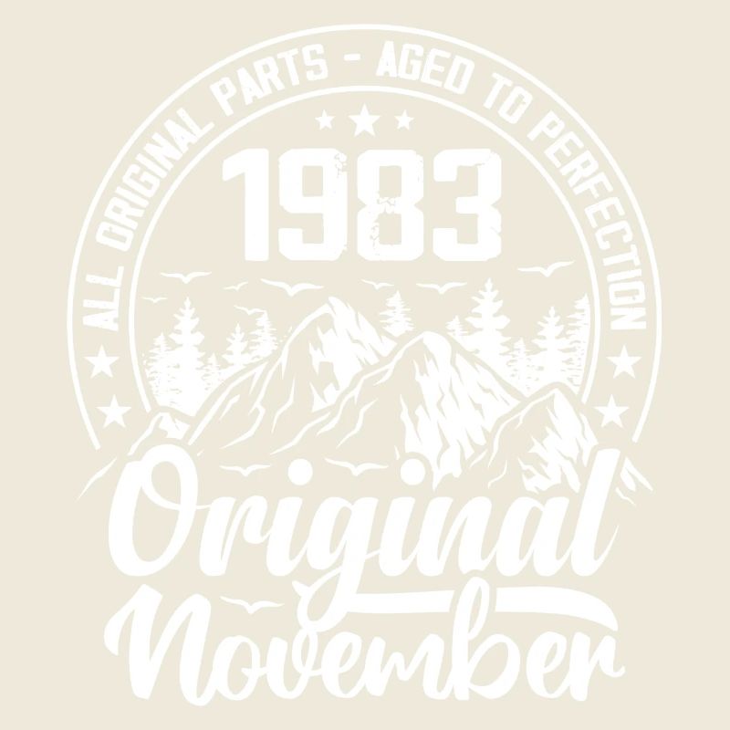 November 1983 Original 41 Jahre altes Geburtstagsgeschenk