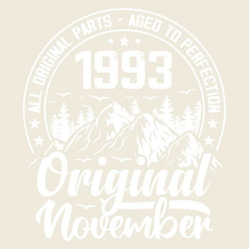 November 1993 Original 31 Jahre altes Geburtstagsgeschenk