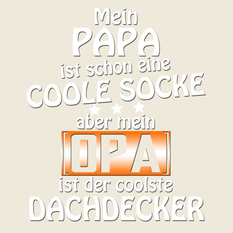 papa coole socke Dachdeck