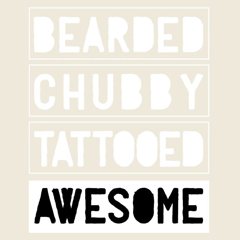 Chubby Barbu tatoué génial