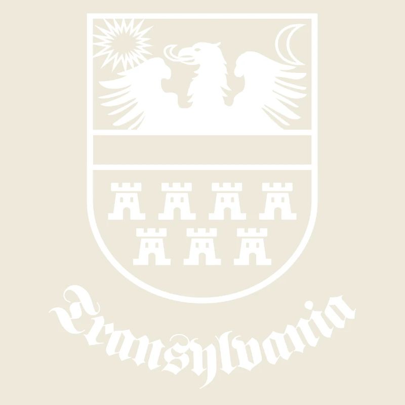 Armoiries de Transylvanie « Transylvanie » blanc