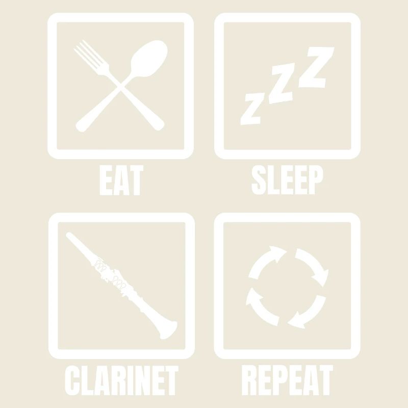 Eat Sleep Clarinette Repeat