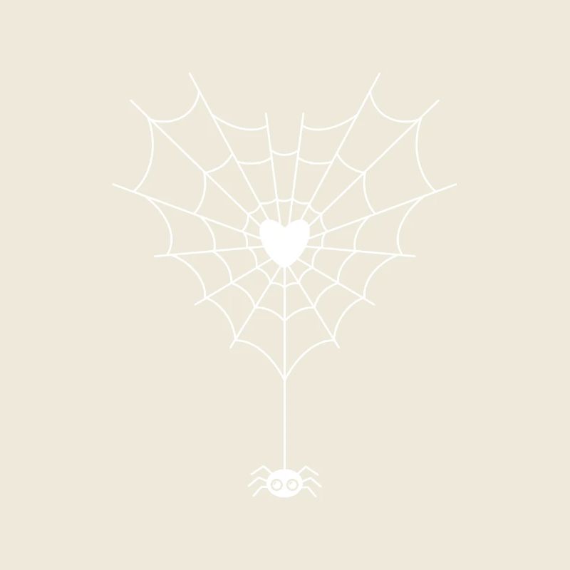 Spinne im Spinnennetz