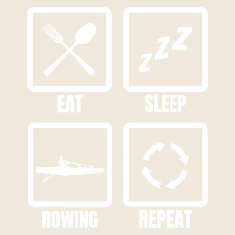 Eating, sleeping, rowing, repeating