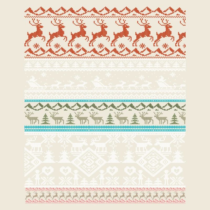 Knitted Christmas Pattern