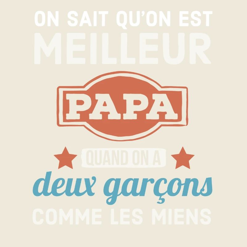 Père de deux garçons