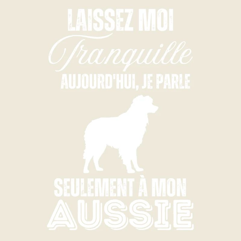 Chien de race aussie berger australien