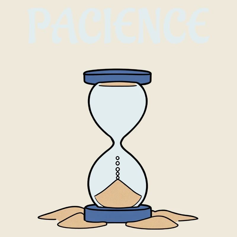 Sablier pacience