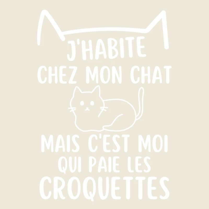 J habite chez mon chat mignon chat chaton doux