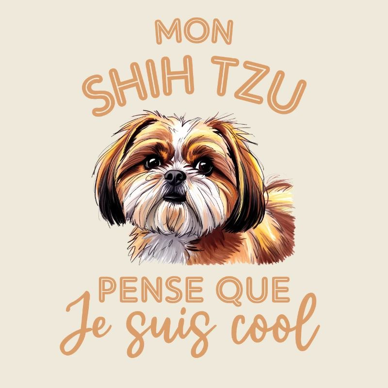 Chien mignon shih tzu