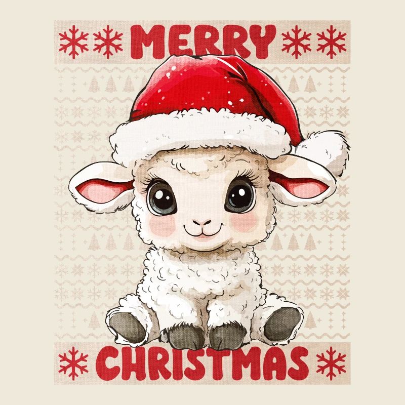 Mouton Agneau Moche Noël Noël Doux