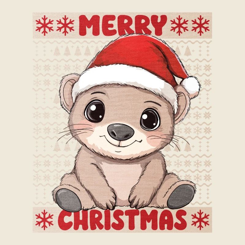 Wombat Noël mignon Noël mignon
