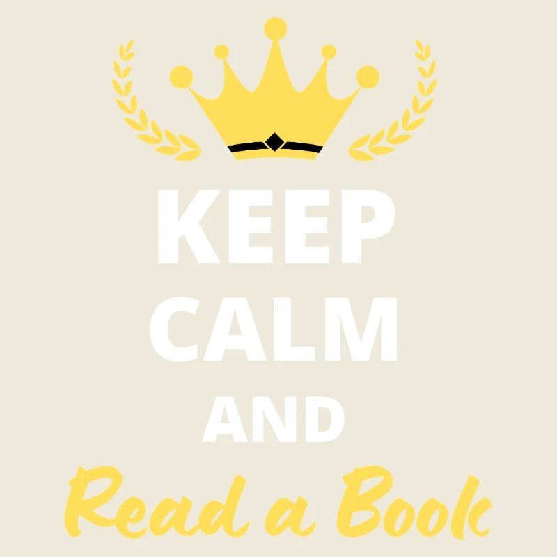 Keep Calm and Read a Book - Book Lover Design