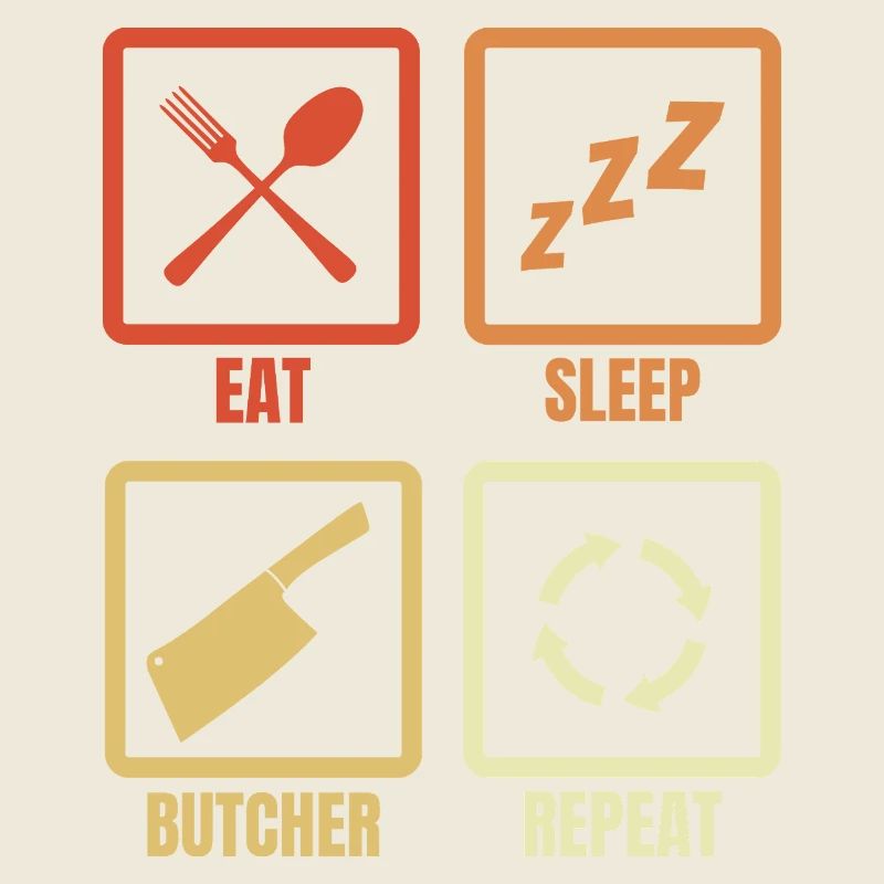 Manger Dormir Boucher Répéter