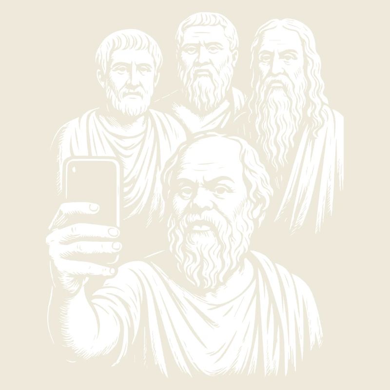 Philosophes grecs antiques Selfie