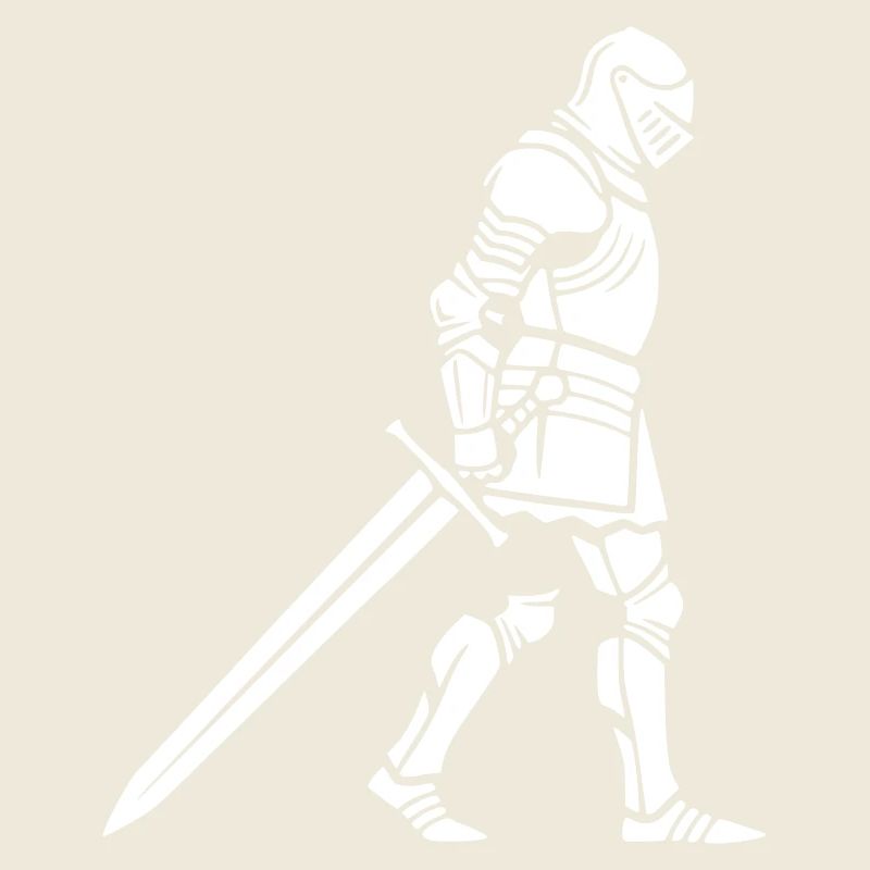 Ritter Rüstung Detailliert Mittelalter