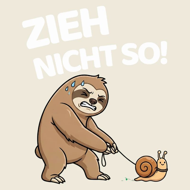 Don't pull so sloth with snail