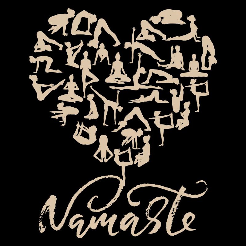 NAMASTE Yoga Herz (1)