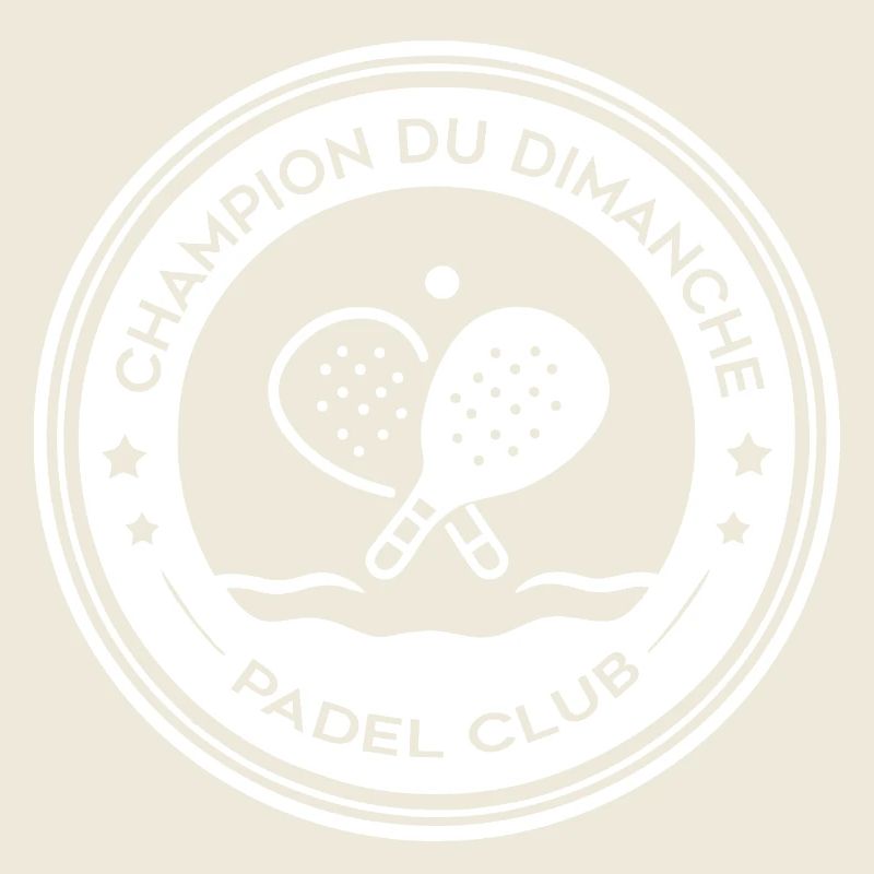 Sonntags-Champion-Padel-Abzeichen