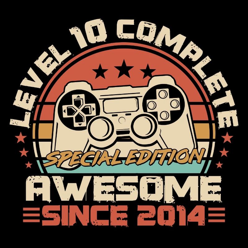 10e anniversaire Gamer né en 2014