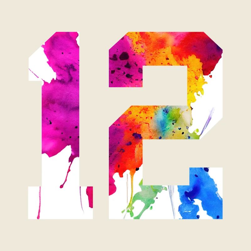 NUMÉRO 12 ANS 12E ANNIVERSAIRE