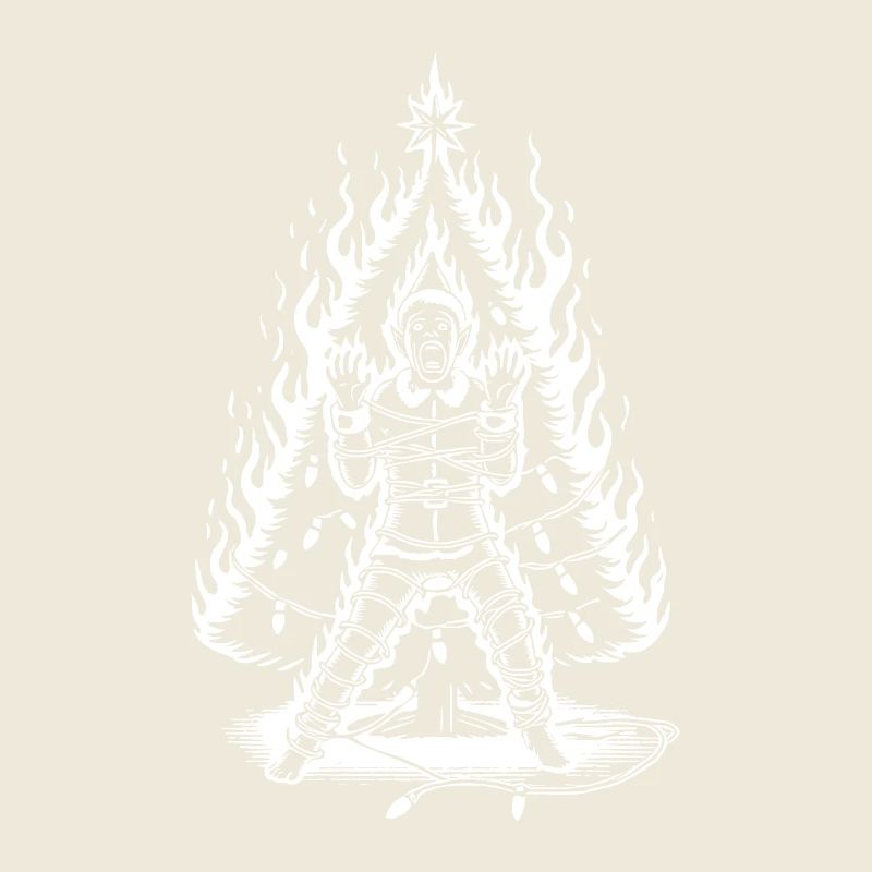 Listiger Sarkasmus Horror Weihnachten Design