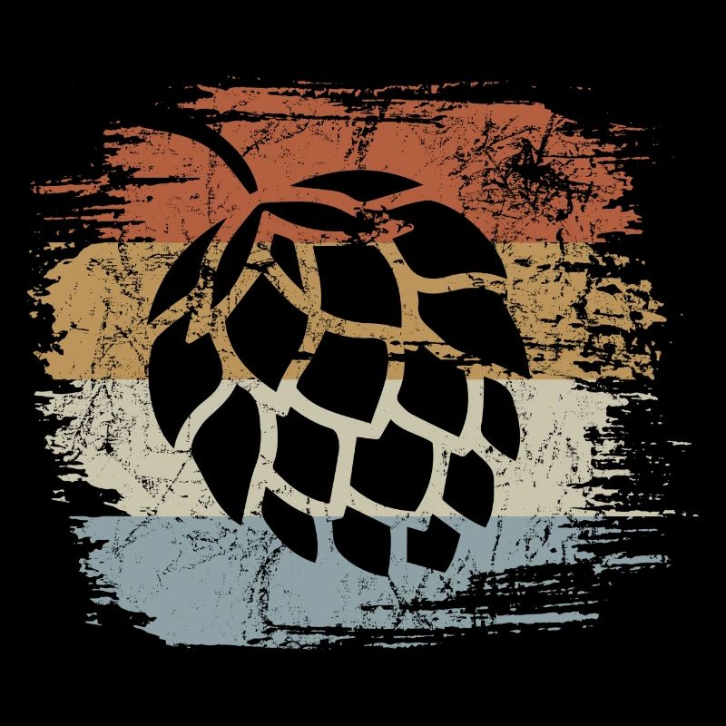 Retro - Hopfen - Bierkenner - Bier - Brauen