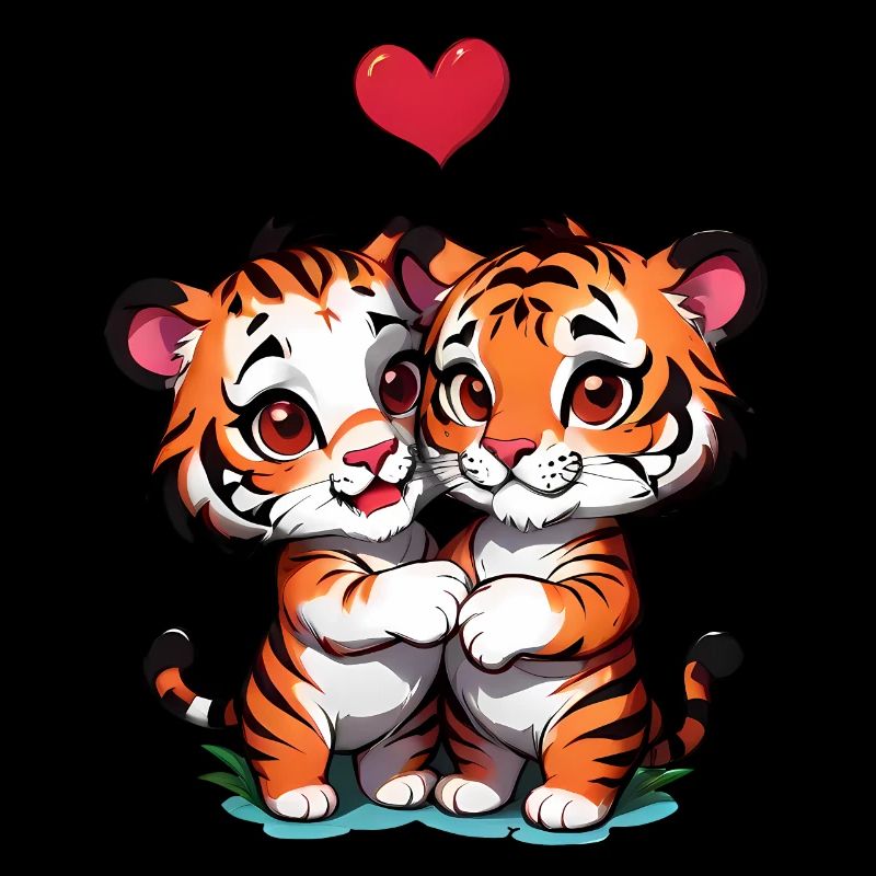 Verschenke diese süßen Tiger zum Valentinstag