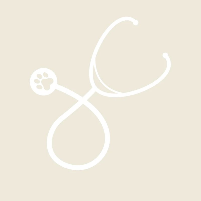 Vétérinaire avec coeur - stéthoscope