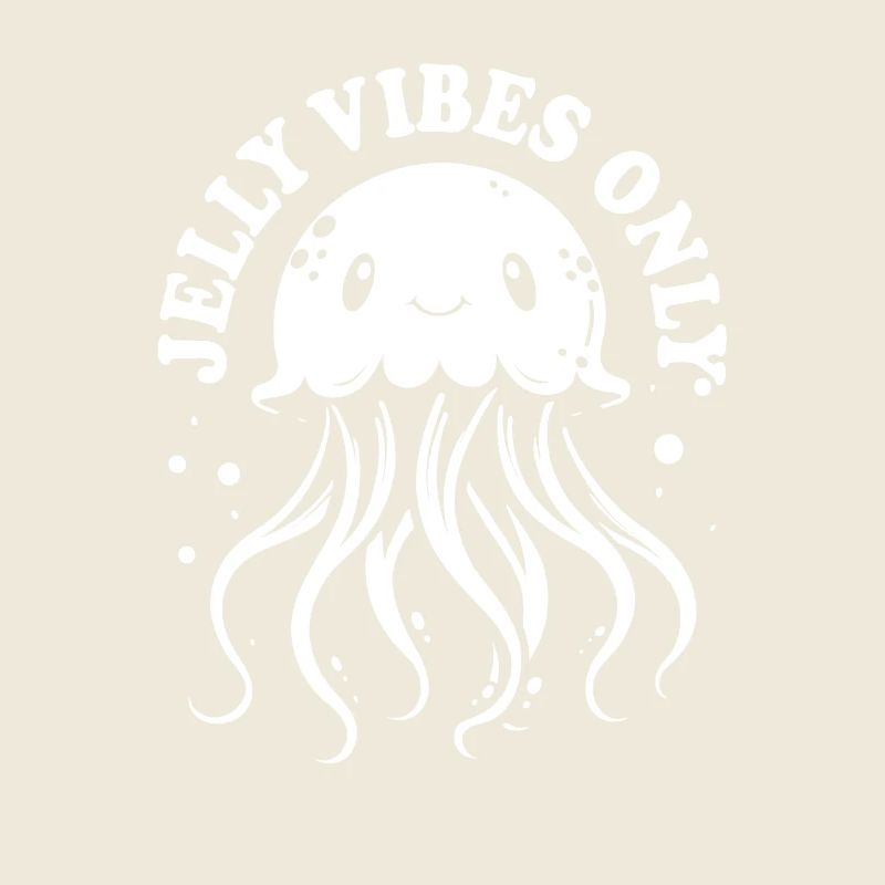 Jelly Vibes only - Qualle mit Tentakeln