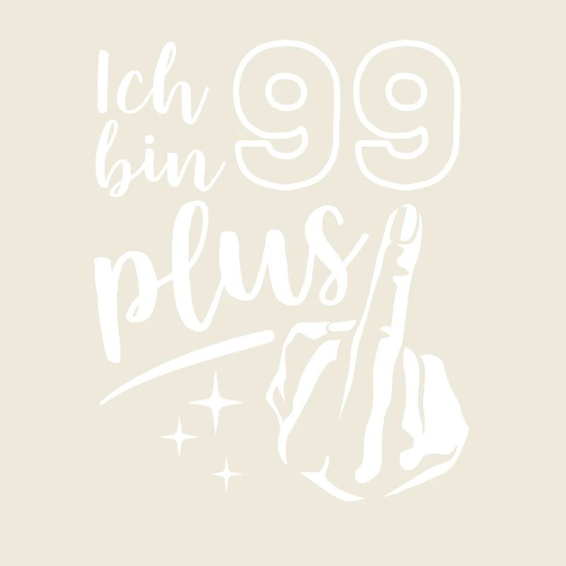 Ich bin 99 plus 1, Mittelfinger 100. Geburtstag