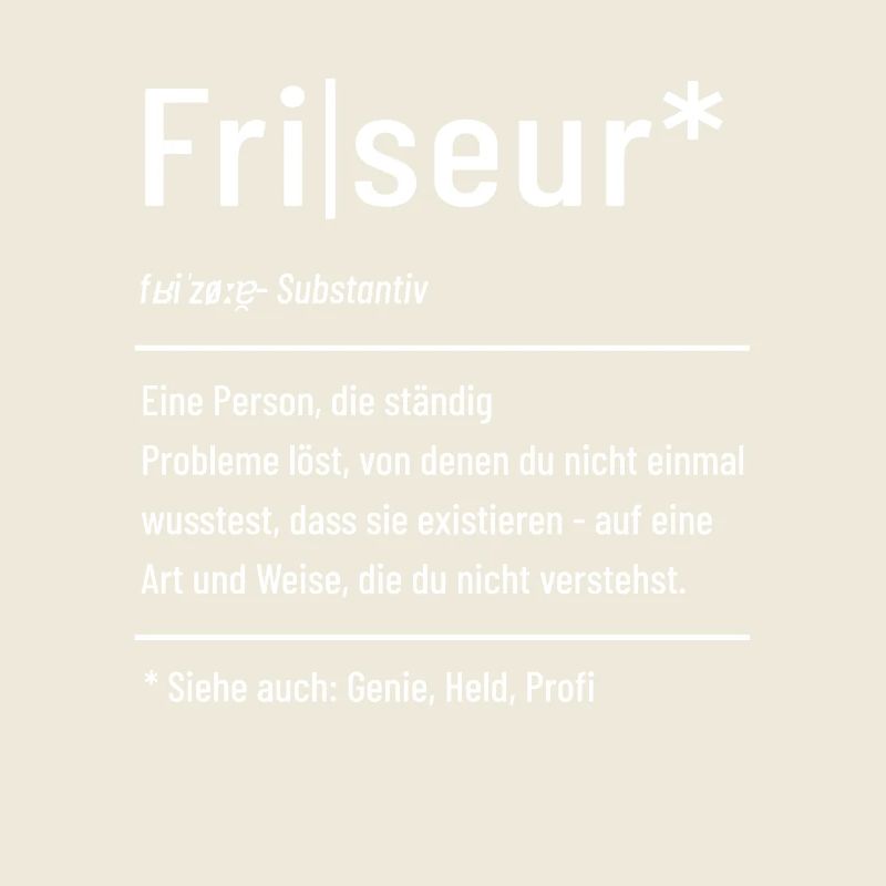 Friseur - Definition - Lexikon