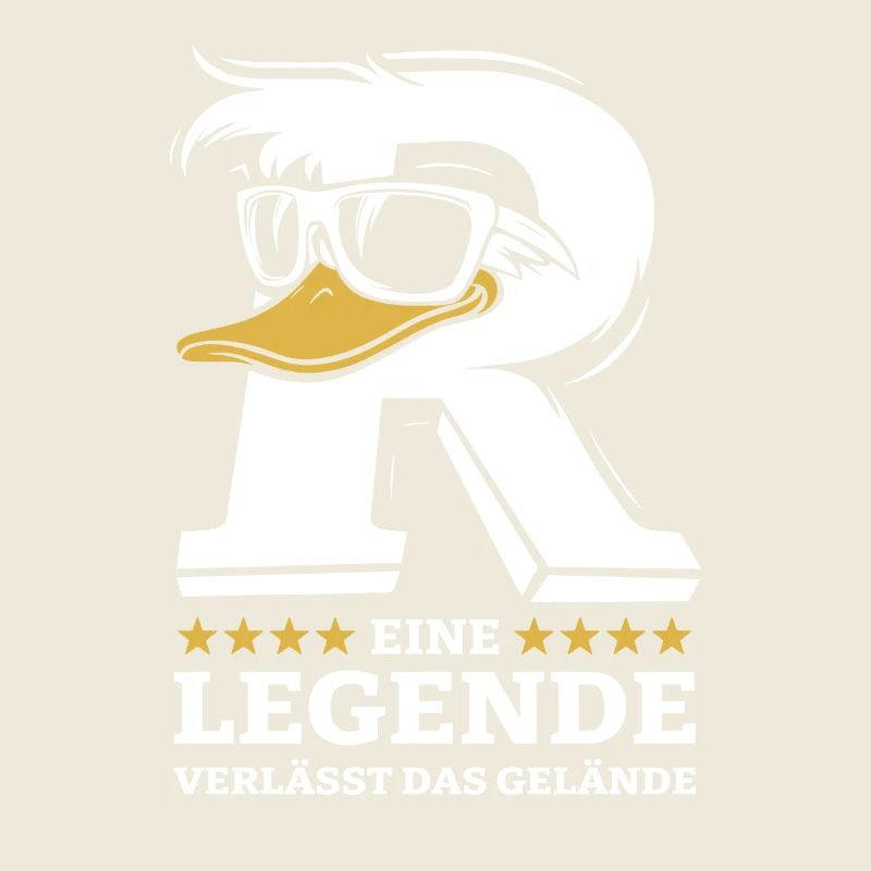 Rente - Ente Cartoon - Ein Legende