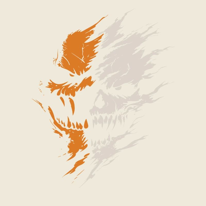 Déguisement de monstre crâne d’Halloween - Creepy