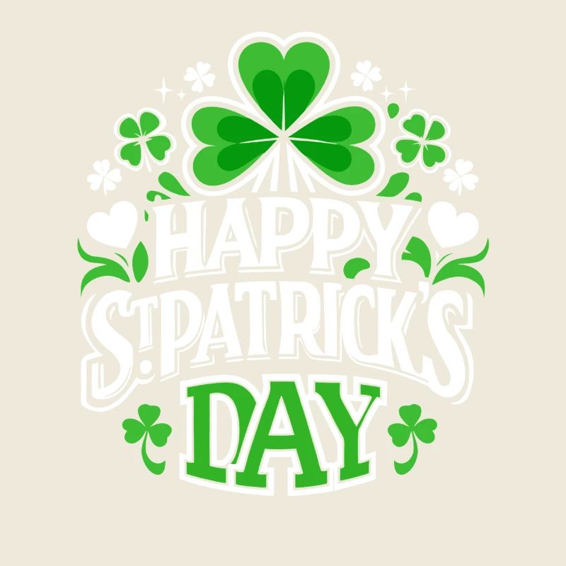 Bonne Saint-Patrick - Shamrock - Irlande