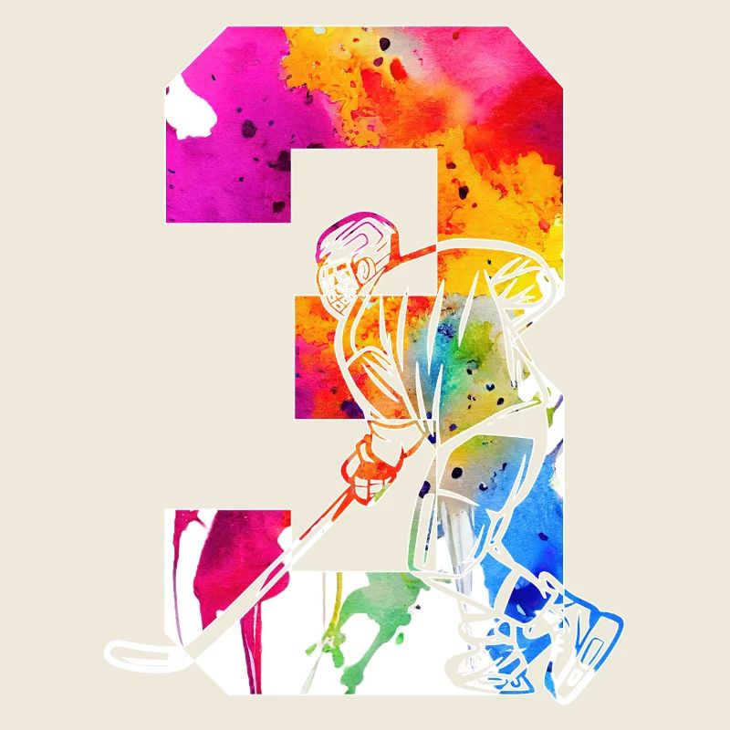 NUMMER 3 EISHOCKEY 3. GEBURTSTAG