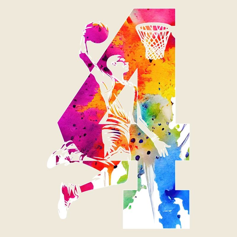 4. GEBURTSTAG BASKETBALL NUMMER 4