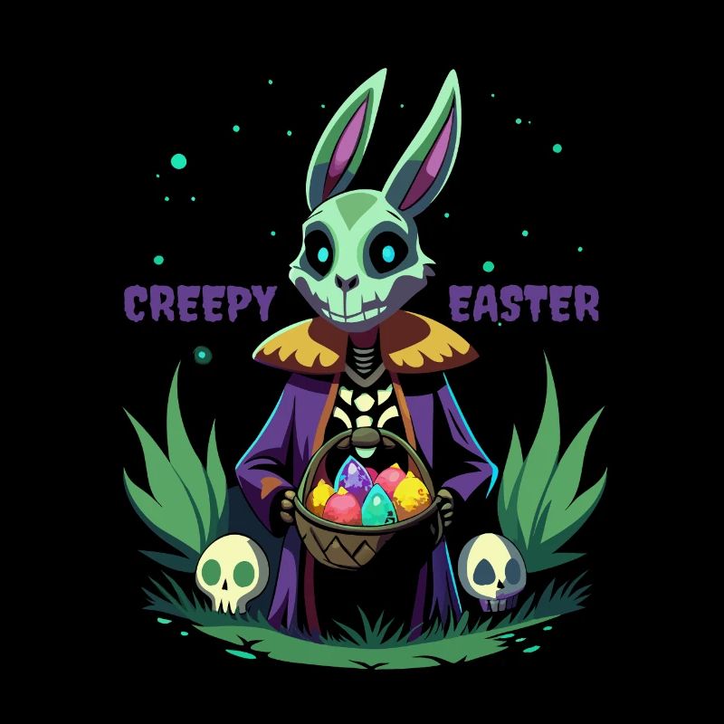Creepy Easter - Easter Bunny - Easter Egg - Gift