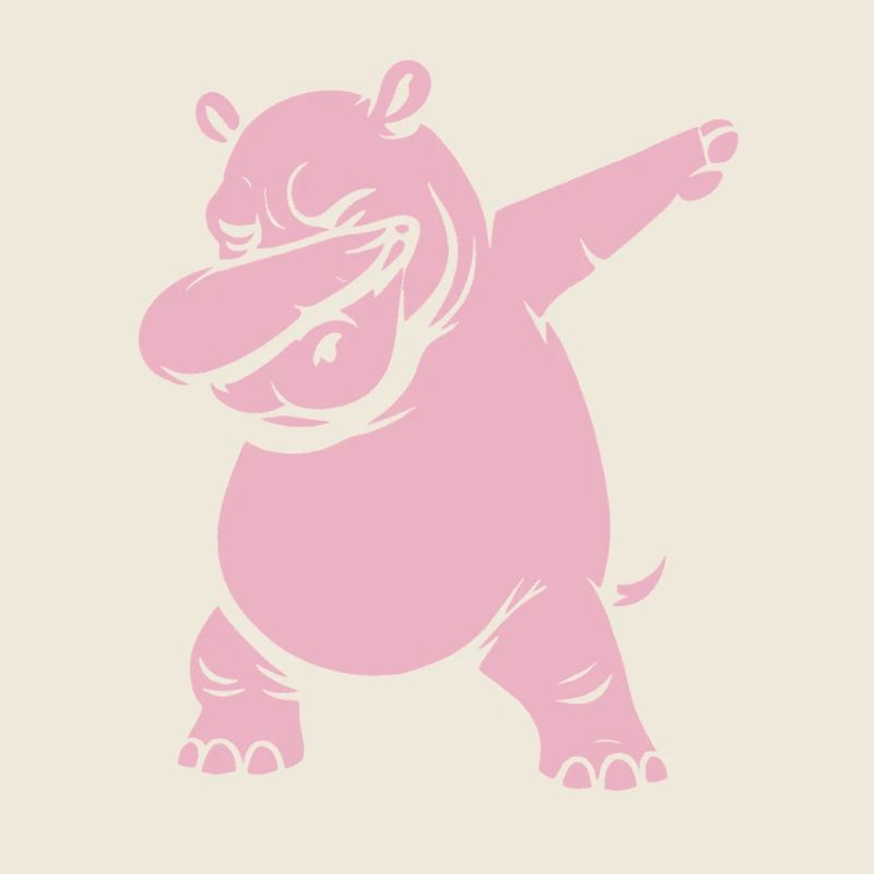 Dabbing Hippo - Dab Dance - Cadeau