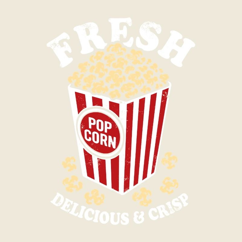 Popcorn frais - croustillant, délicieux - Cadeau