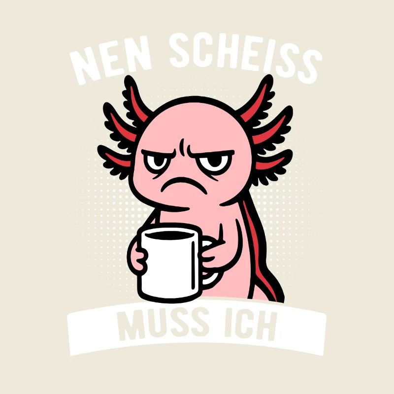 Frecher Axolotl - Nen Scheiß muss ich - Kaffee