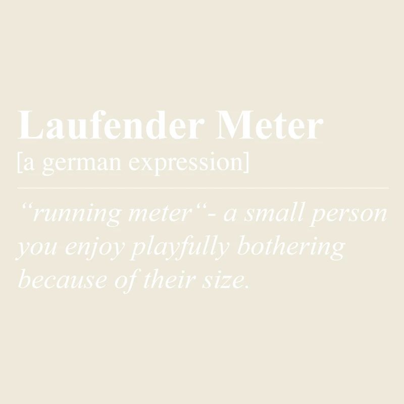 Running meter Idiome allemand drôle