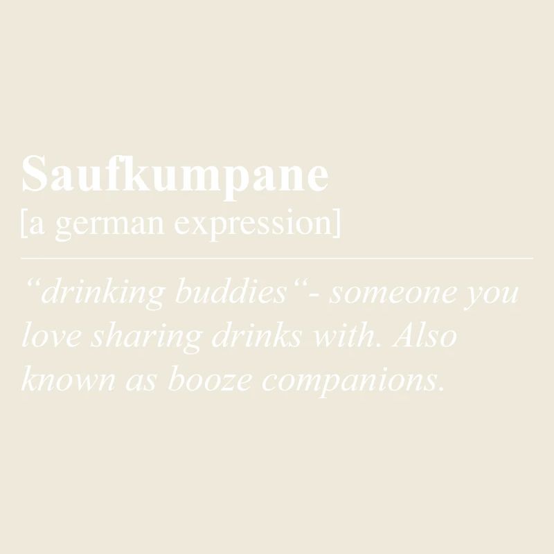 Drinking Companions Funny German Idiom