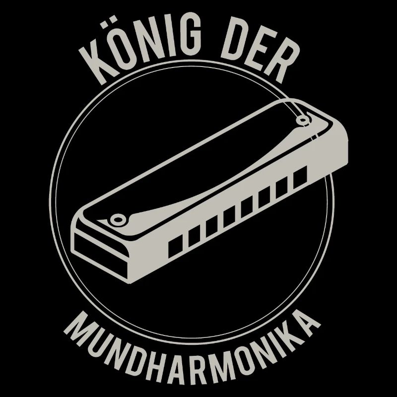 Shirt Geschenk König der Mundharmonika