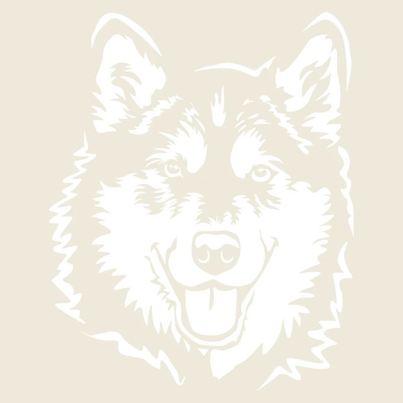 Alaskan Malamute Tête « Black Edition »
