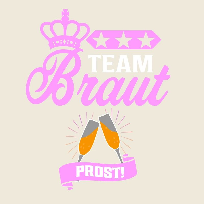 Team Braut JGA Shirt Junggesellinnenabschied Idee