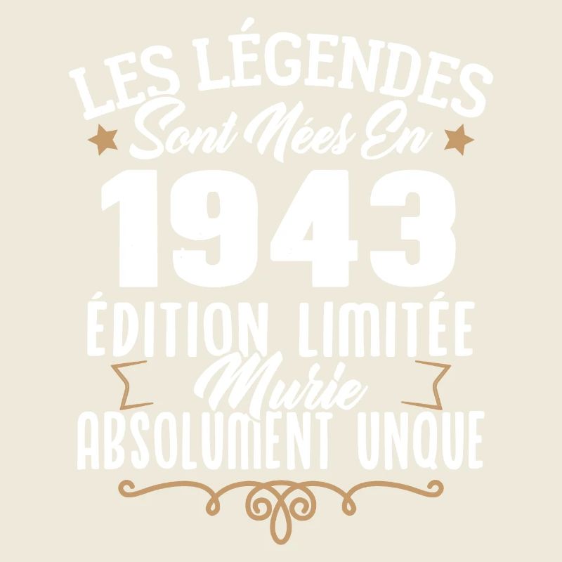 Les légendes sont nées en 1943 édition limitée