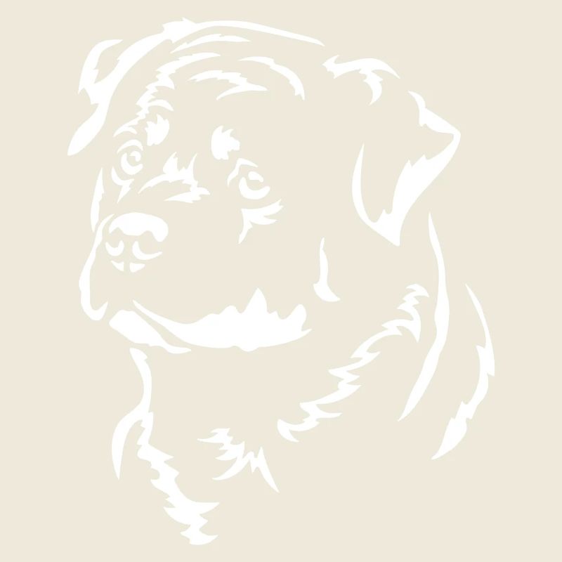 Rottweiler Kopf "Black Edition"